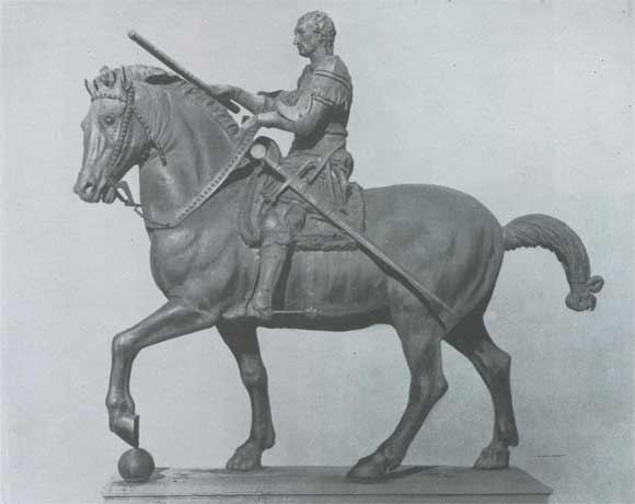Донателло. Статуя Гаттамелатты в Падуе. 1444—1454.