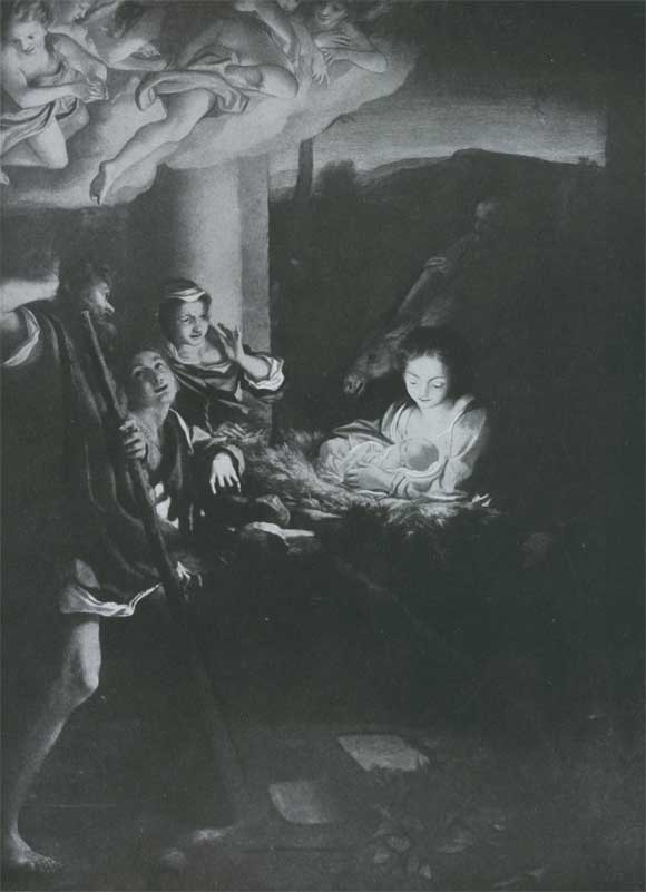 Корреджо. Рождество Христово (Ночь). 1530. Дрезден, Картинная галерея.