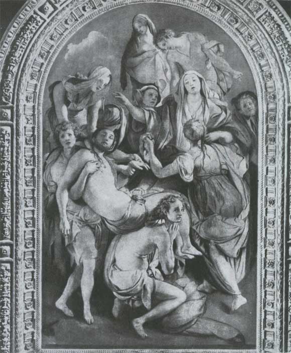 Якоио Понтормо. Положение во гроб. 1528. Флоренция, церковь Санта Феличита.