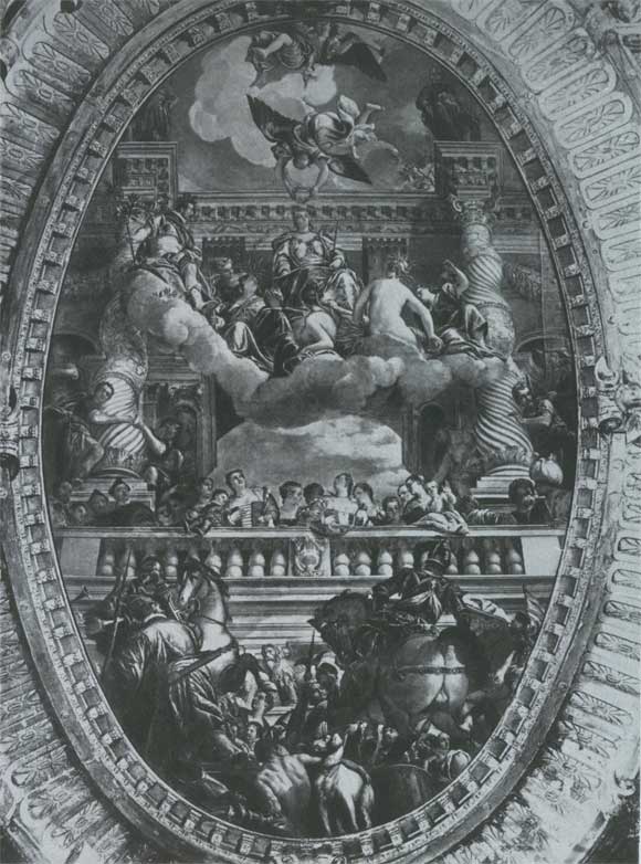 Паоло Веронезе. Триумф Венеции. 1580—1585. Венеция. Палаццо дожей.