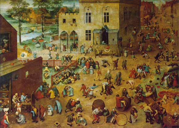 Питер Брейгель. Игры детей. 1560. Вена. Художественно-исторический музей.