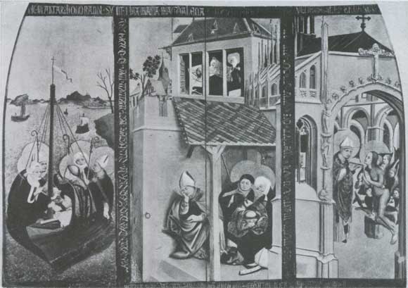 Лукас Мозер. Тифенброннский алтарь. 1431. Тифенбронн.