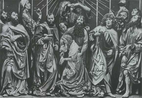 Вит Стош. Фрагмент алтаря св. Марии. 1477—1489. Краков.
