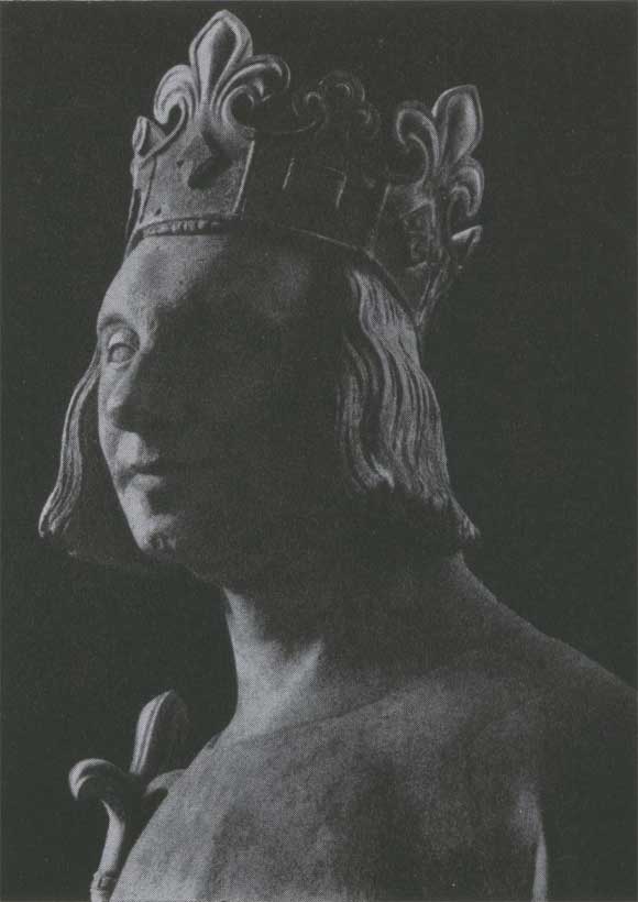 Карл V. Статуя с портала церкви целестинцев в Париже. Фрагмент. Ок. 1370. Париж, Лувр.