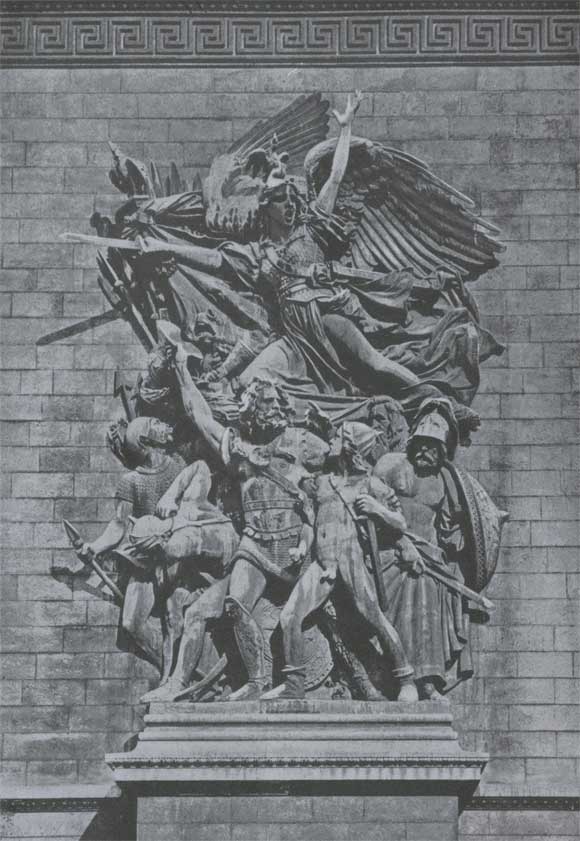 Ф. Рюд. Марсельеза. 1837. Арка на площади Звезды в Париже.