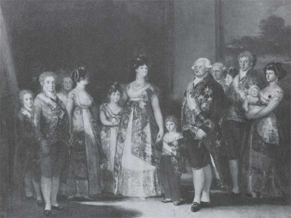 Ф. Гойя. Семья Карла IV. 1800. Мадрид, Прадо.