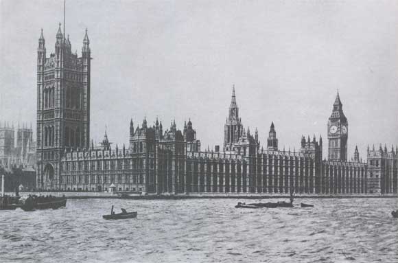 Ч. Бэрри и О. Пьюджин. Парламент в Лондоне. 1840—1860.