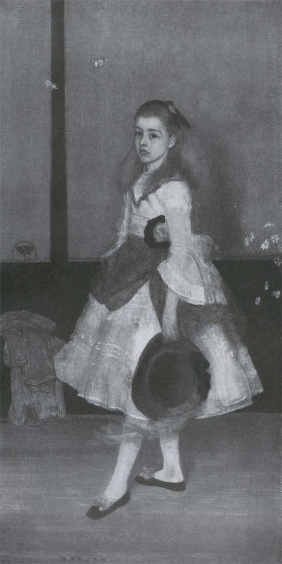 Э. Уистлер. Портрет мисс Сисели Александер. 1872—1874. Лондон, Национальная галерея.