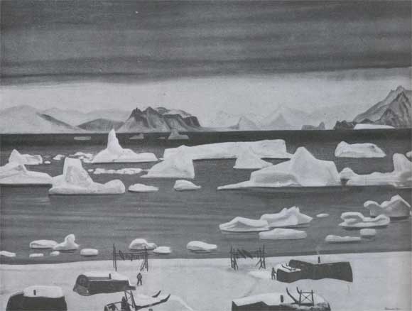 Р. Кент. Ноябрь в северной Гренландии. 1932—1933. Москва, ГМИИ.